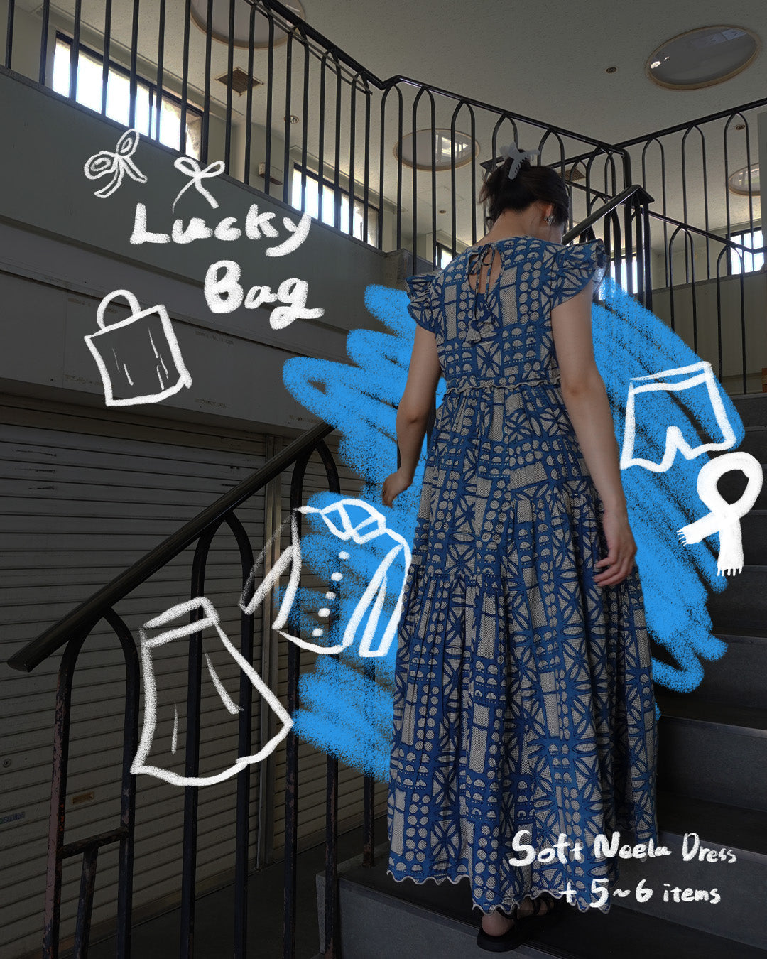 【Lucky Bag】Soft Neela Dress+