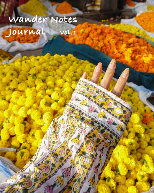 ジャイプルで1番大きなお花市場【Wander Notes Journal vol.1】