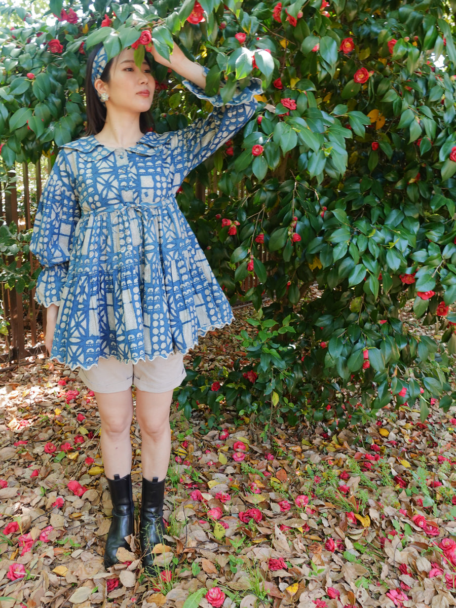 Soft Neela Blouse