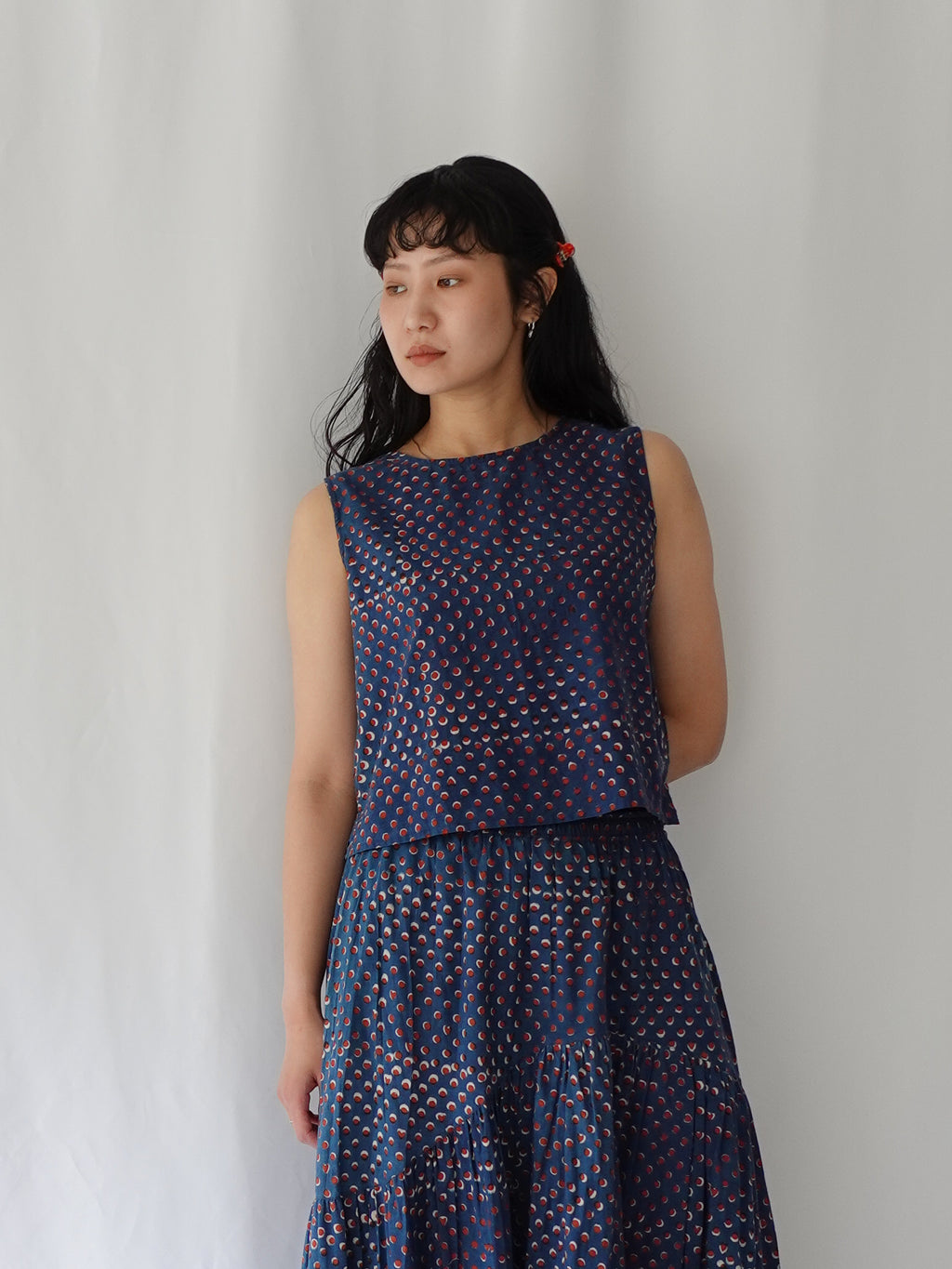 Easy Tank | Hidden Heart Indigo