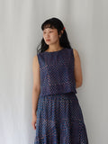 Easy Tank | Hidden Heart Indigo