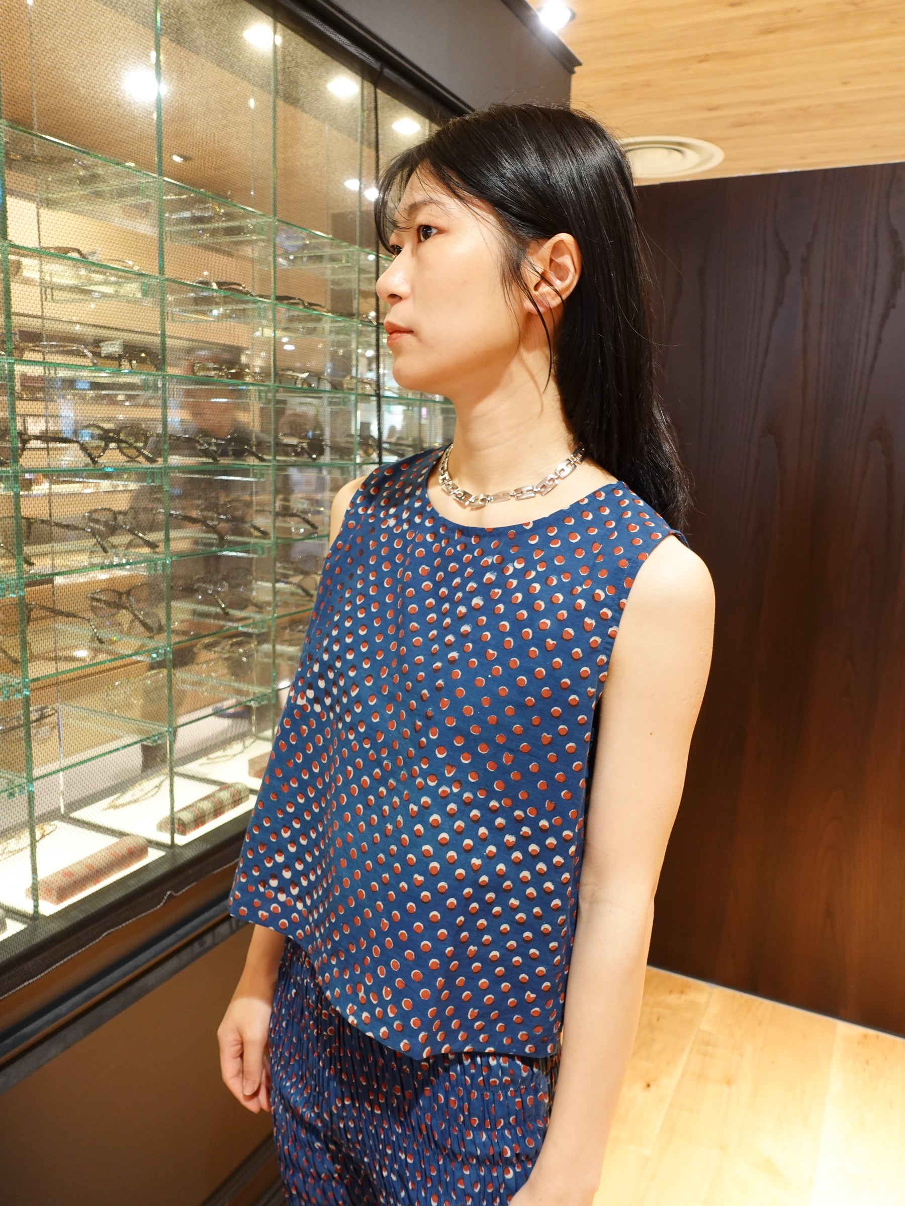 Easy Tank | Hidden Heart Indigo