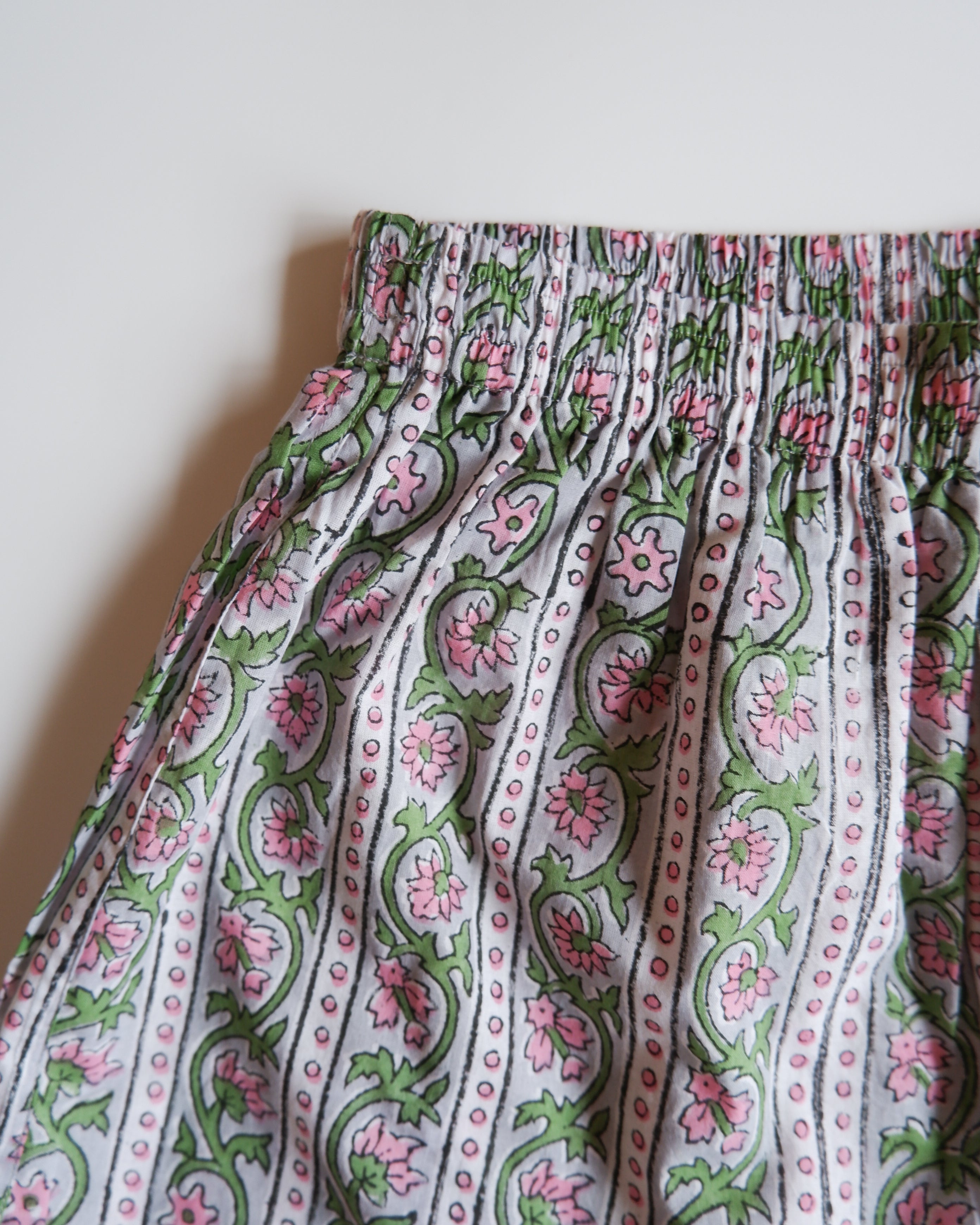 Unisex Trunks-Flower stripe【M】