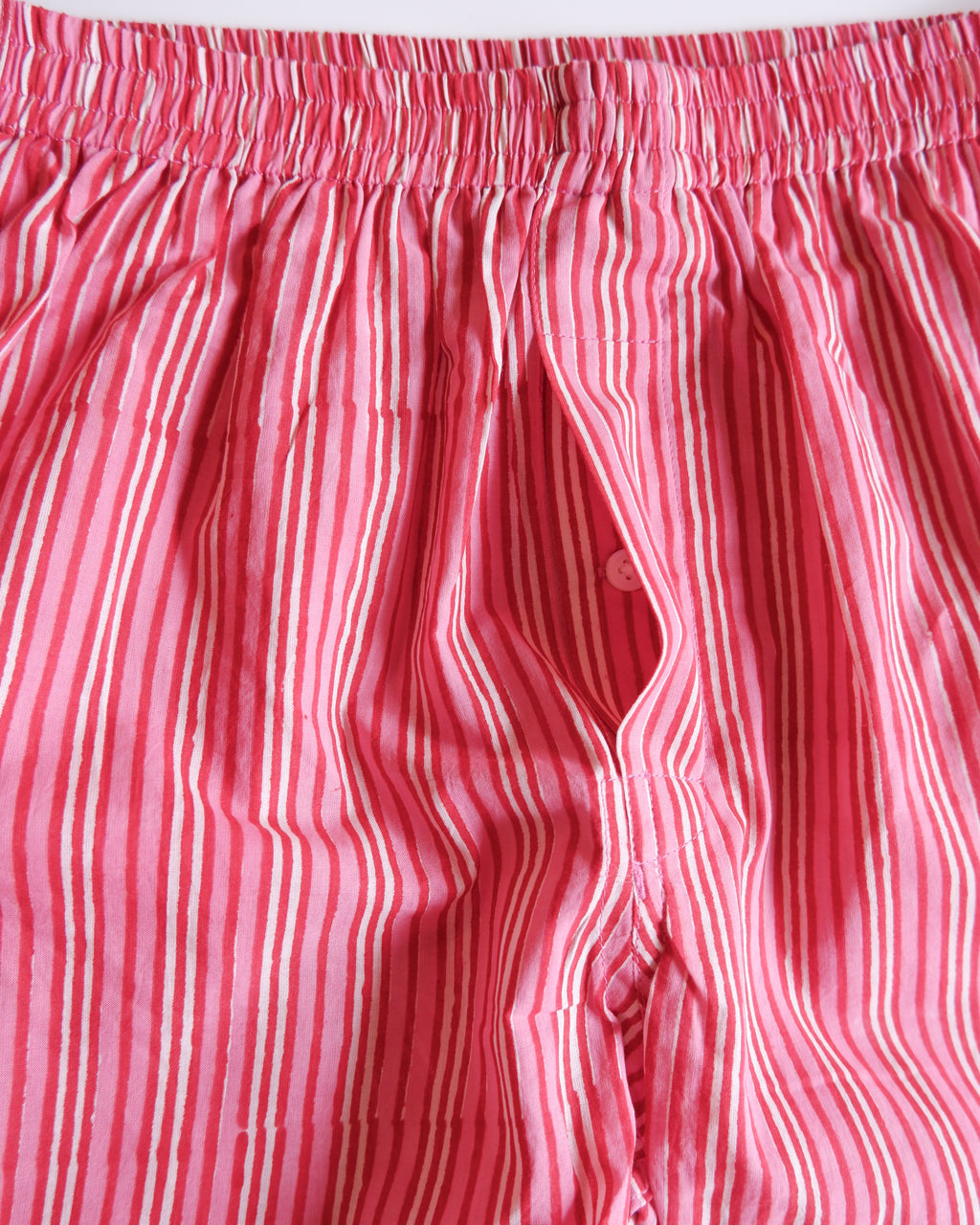 Unisex Trunks-Pink stripe【M】