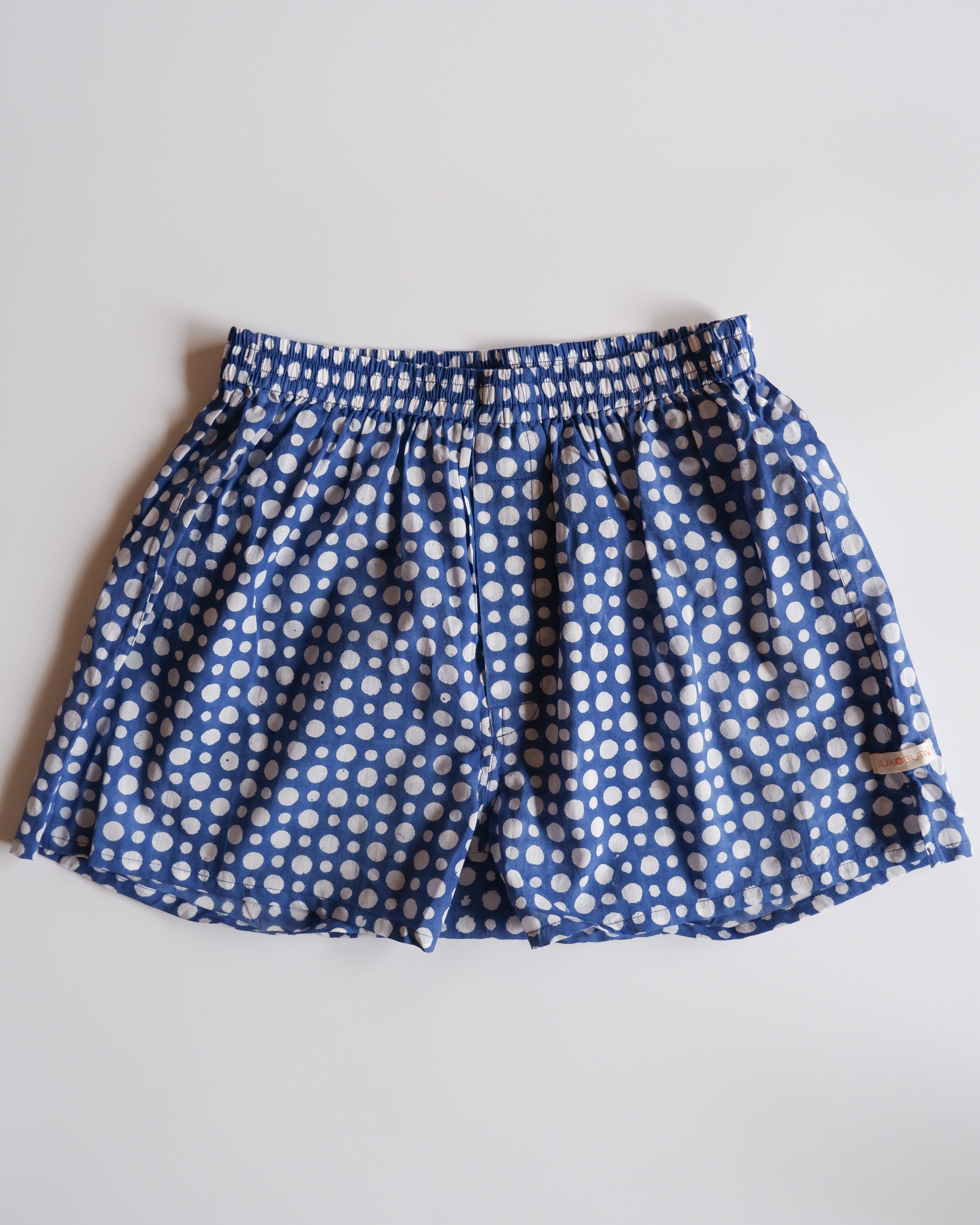 Unisex Trunks-Blue Dot【L】