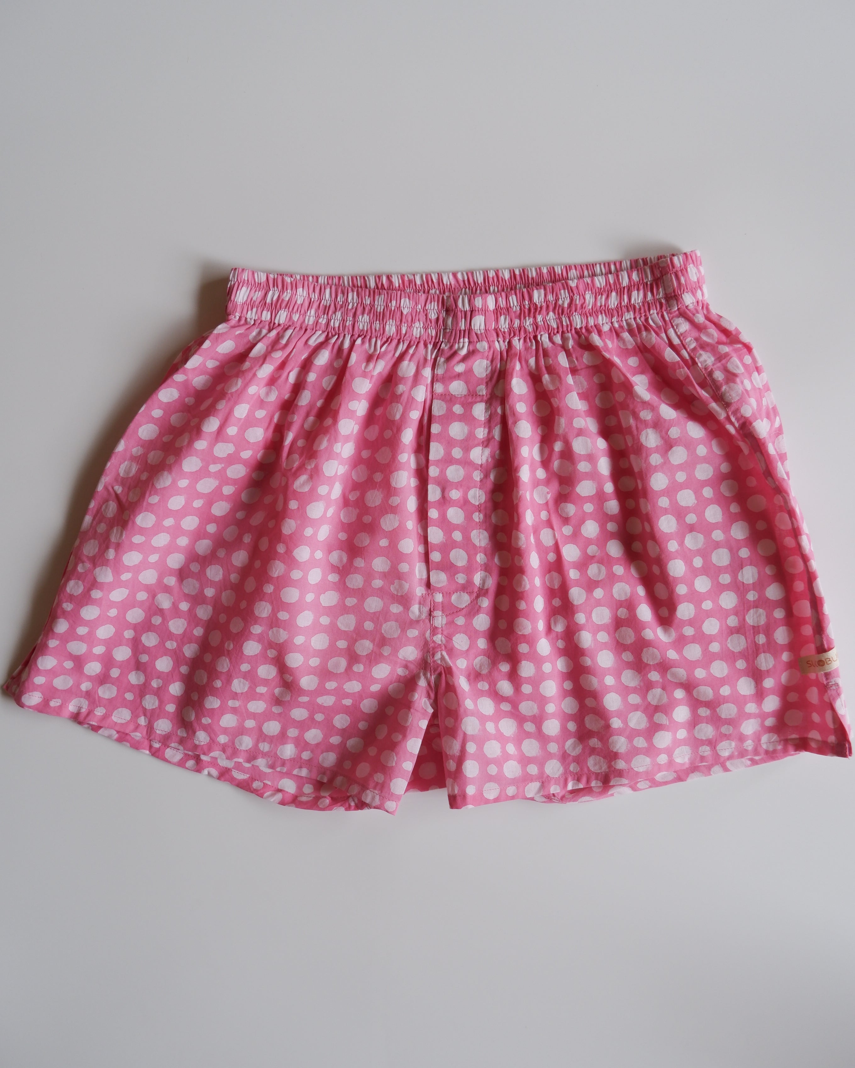 Unisex Trunks-Pink Dot【L】