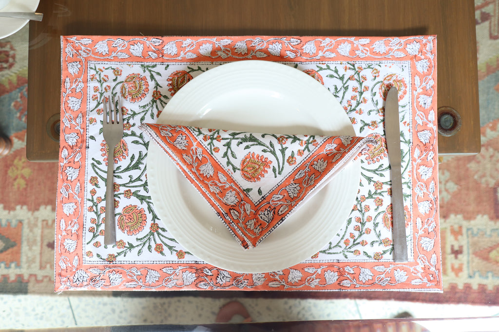 Place Mat Set-Orange