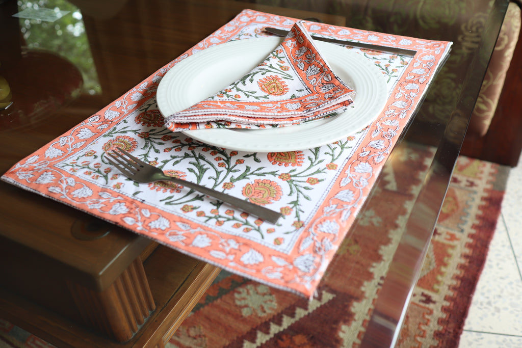Place Mat Set-Orange