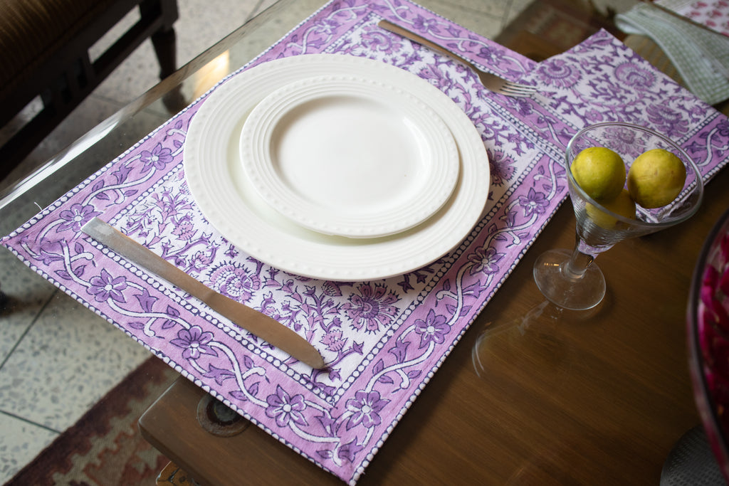 Place Mat Set-Purple