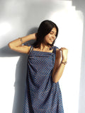 Self-Tie Dress | Hidden Heart Indigo