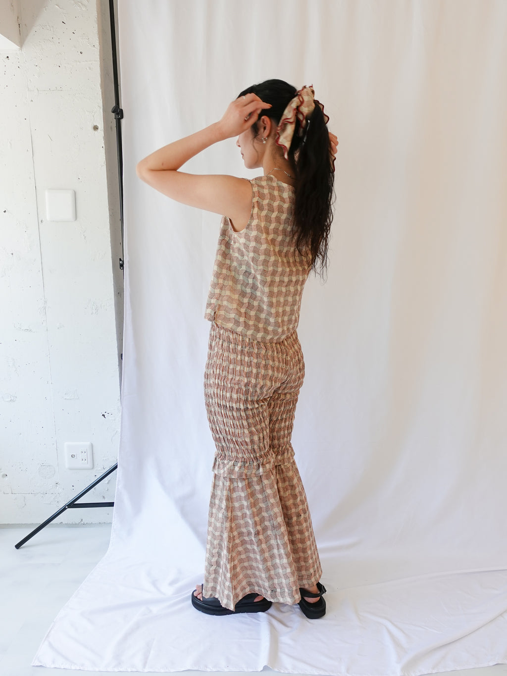 Bohe Pants | Wavy Check
