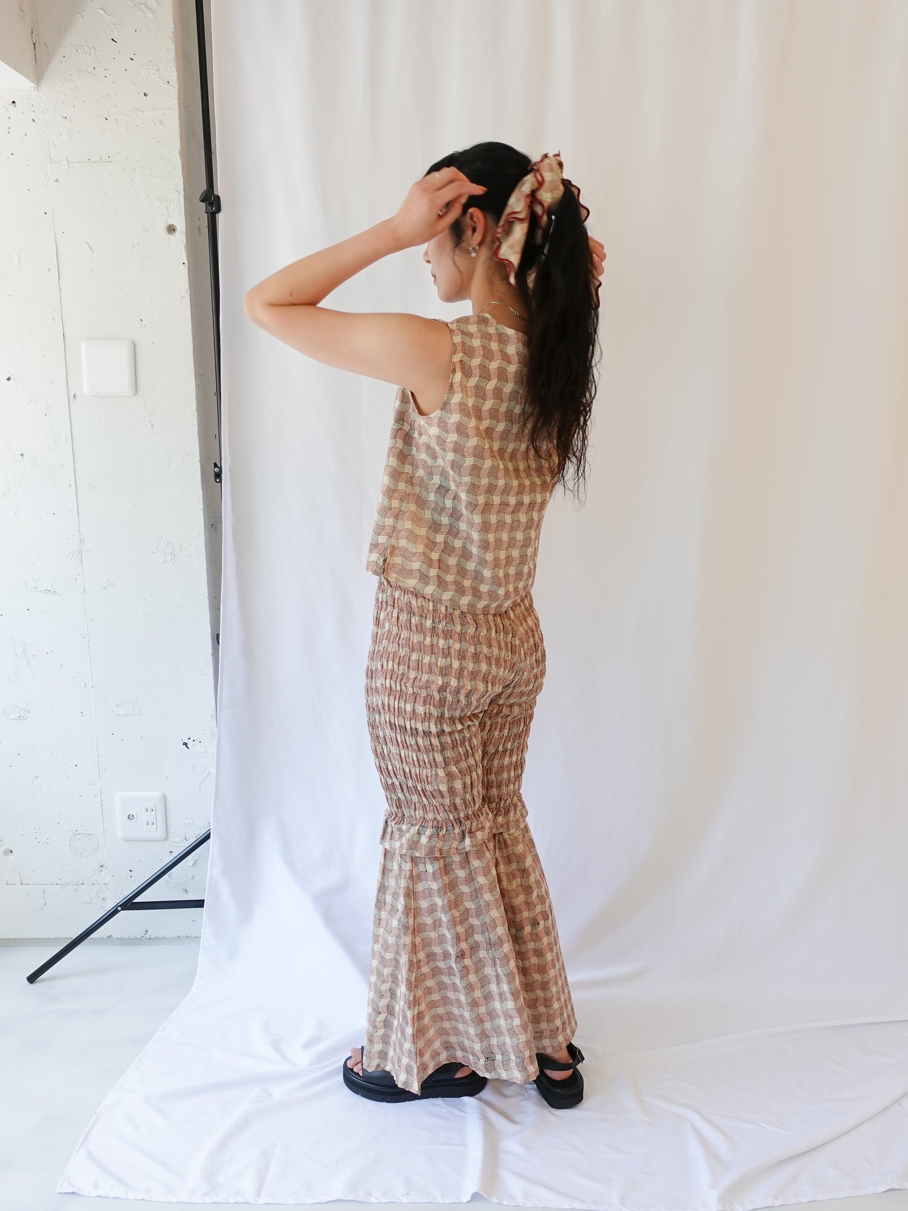 Bohe Pants | Wavy Check